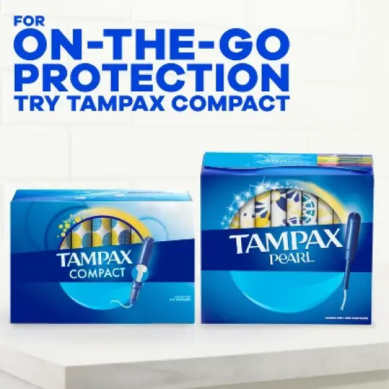 Tampax Tampons - Regular Absorbency - Cardboard - 40ct image {10}
