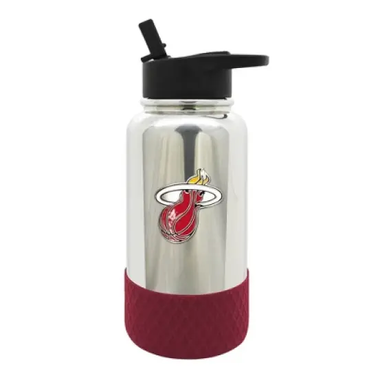 NBA Miami Heat 32oz Thirst Hydration Water Bottle image {1}