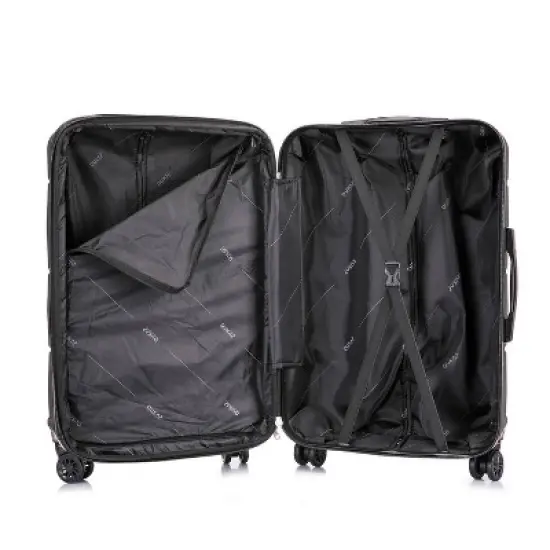 DUKAP Zonix Lightweight Hardside Large Checked Spinner Suitcase image {3}