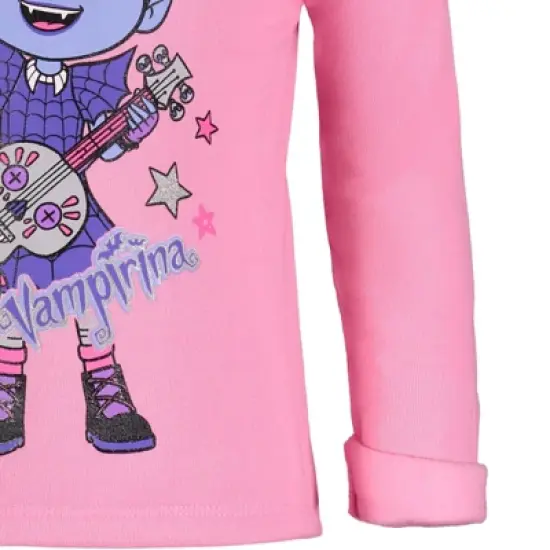 Disney Vampirina Girls Pullover Fleece Hoodie and Leggings Outfit Set Little Kid to Big Kid  image {4}