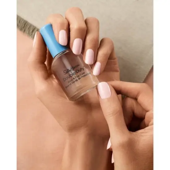 Sally Hansen Nail Treatment  45109 Double Duty Base & Top Coat - 0.45 fl oz image {2}