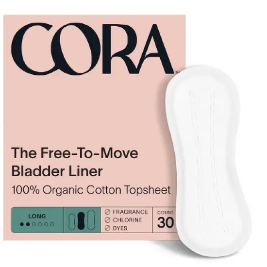 Cora Organic Cotton Bladder Liners - Long - 30ct image {4}