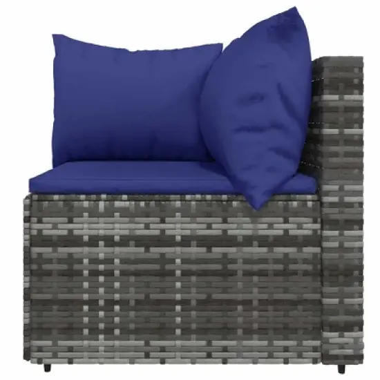 vidaXL Patio Lounge Set Grey image {6}