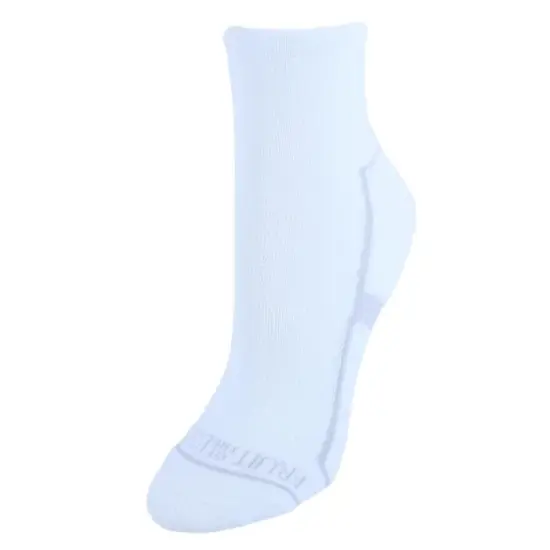 Fruit of the Loom Women's Cool Zone Cotton Cushioned Ankle Socks (6 Pair Pack) image {3}