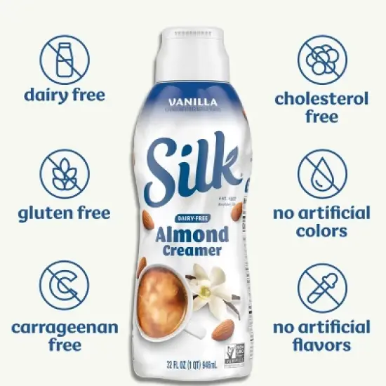 Silk Almond Creamer - 32 fl oz image {2}