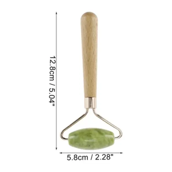 Unique Bargains Simple Portable Facial Roller Green 1 Pc image {1}