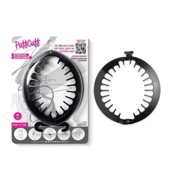 Original 5&rdquo; Hair Clamp for Big Hair - Painless, Damage-Free Styling Tool Made Specifically for Big Hair - 1 Piece - PuffCuff image {10}