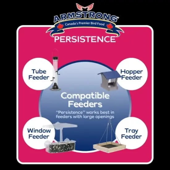 Armstrong Wild Bird Food Royal Jubilee Persistence Bird Seed Blend, 13lbs image {4}