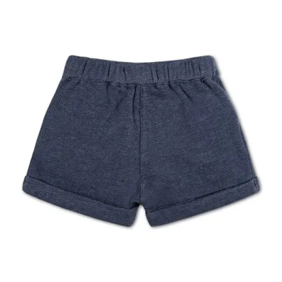 Hope & Henry Girls' Cuffed Fleece Dress Short, Infant image {2}