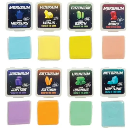 Galaxy Glow Kneaded Erasers (12 Pieces) image {2}