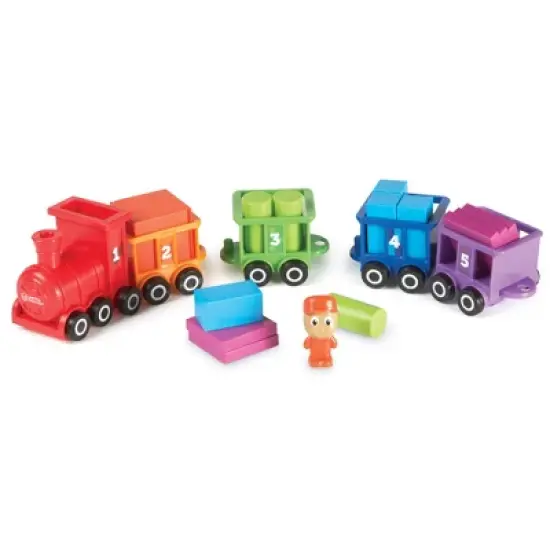 Learning Resources Count & Color Choo Choo, Interactive Train Learning Toy, 21 Pieces, Ages 2+ image {3}