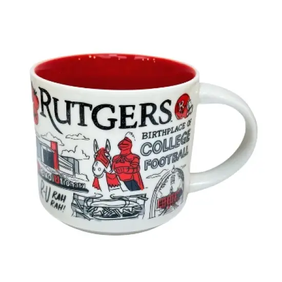 Starbucks Been There Series Rutgers College Ceramic Mug, 14 Oz (2-Pack) image {1}