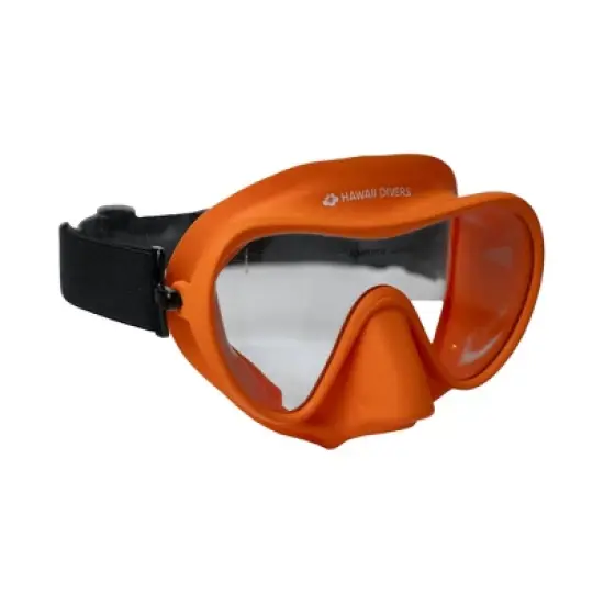 Hawaii Divers Deep Sea Adult Snorkel Combo &ndash; Orange image {3}