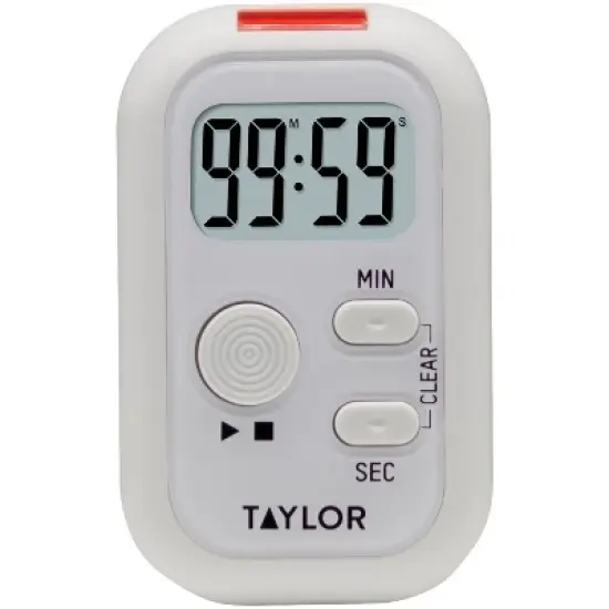 Taylor&reg; Precision Products Flashing Light Timer in White image {1}