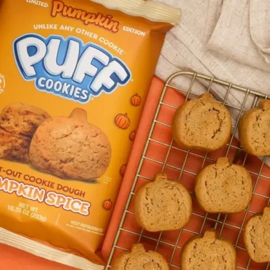 Puff Cookies Cookie Dough Pumpkin Spice - 10.35oz image {2}