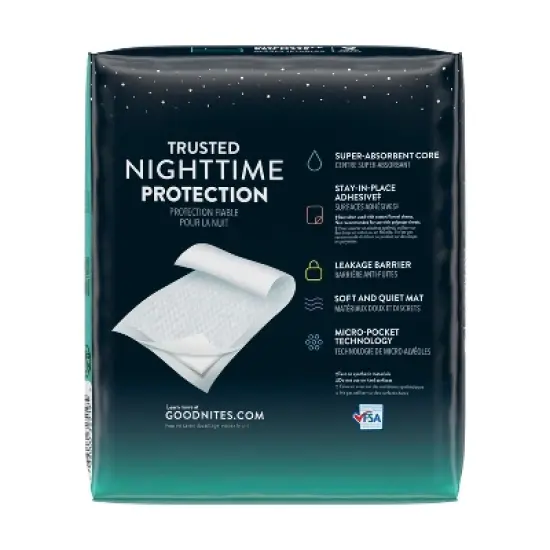 Goodnites Disposable Bed Mats for Bedwetting - 9ct image {5}