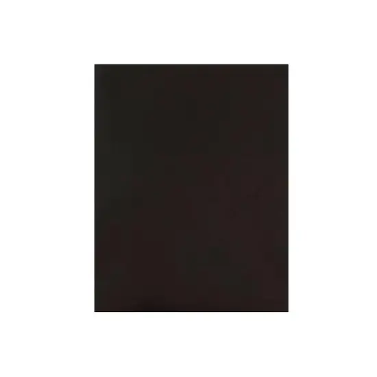 JAM Paper Laminated Two-Pocket Glossy Presentation Folders Black Bulk 50/Box 385GBLC image {4}