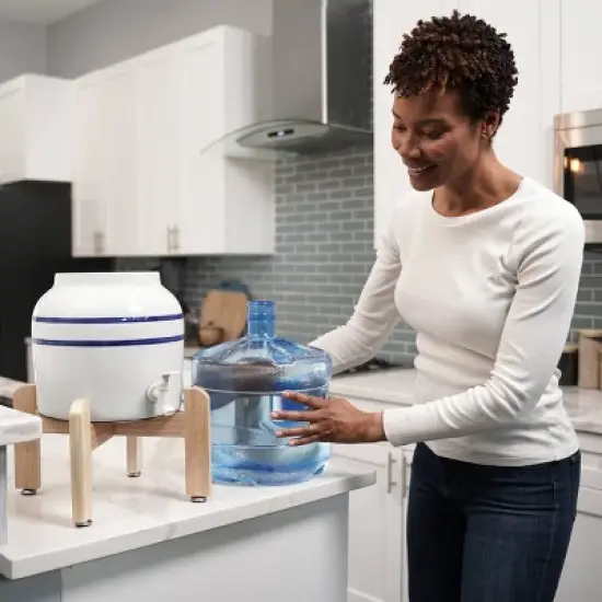 Primo Water Countertop Water Dispenser: White Beverage Server for Cold Drinks, Dishwasher-Safe, 1-Year Warranty image {4}