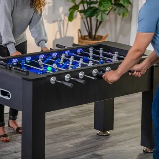 Atomic 60" Cobalt LED Foosball Table image {14}