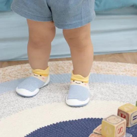 Komuello Baby Boy First Walk Sock Shoes Crown Prince image {4}