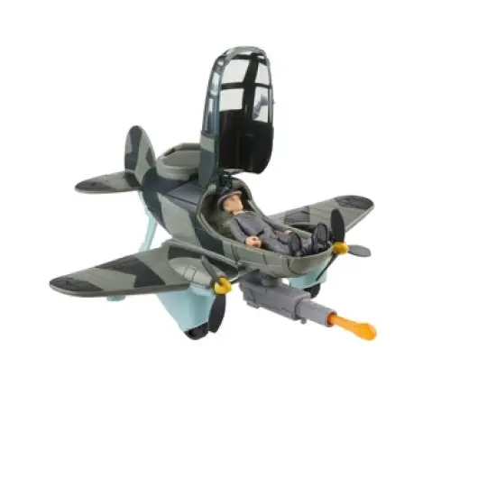 Hasbro Indiana Jones Worlds of Adventure Doctor J&uuml;rgen Voller Action Figure with Plane image {6}