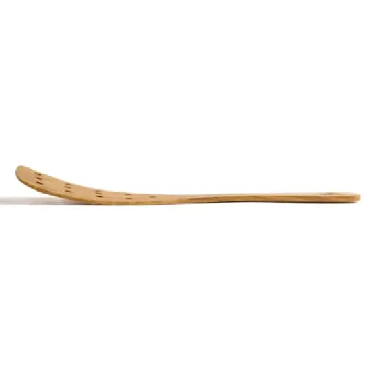Berard Handcrafted Olive Wood 12 Inch Curved Slotted Spatula image {2}