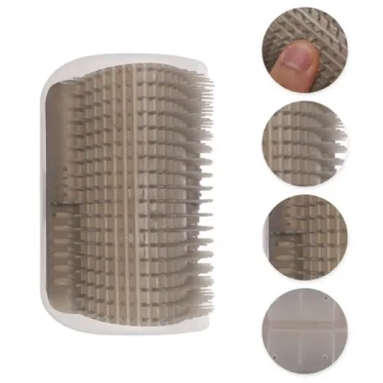 Unique Bargains Pet Grooming Brush for Cat Gray 1 Pc image {2}