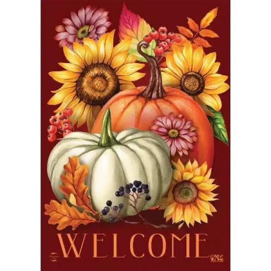 Briarwood Lane Fall Garden Flag 12x18 For Outdoor Fall Beauty Floral For Fall Garden Flag Flags For Outside image {2}
