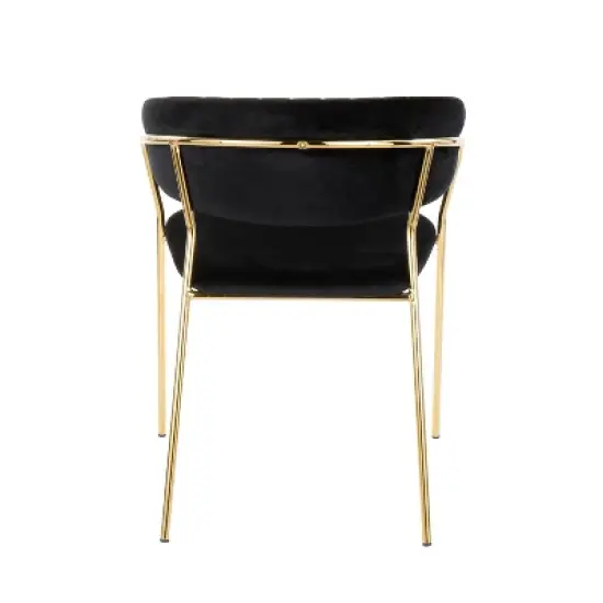 Set of 2 Tania Contemporary Glam Chairs - LumiSource image {5}