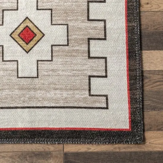 nuLOOM Elora Southwestern Machine Washable Area Rug image {4}