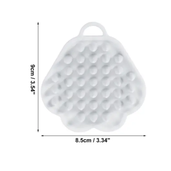 Unique Bargains Pet Grooming Bath 3.54"x3.34"x0.79" 1 Pc image {3}