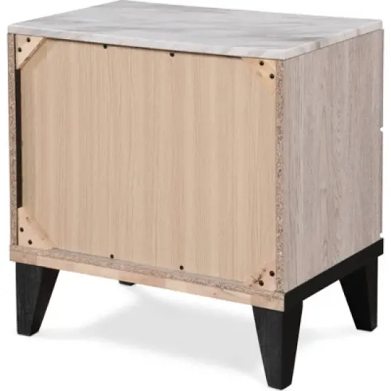 Micah 2 Drawer Nightstand - Adore Decor image {6}