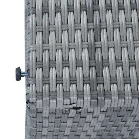 Outdoor Patio Furniture Set Daybed Sunbed with Retractable Canopy Conversation Set Wicker Furniture image {13}