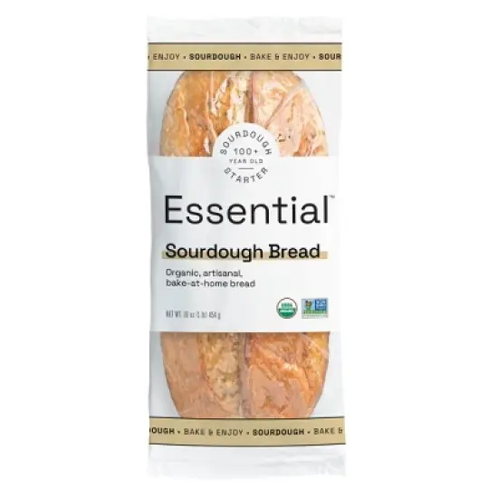 The Essential Baking Company Take & Bake Organic Sourdough Bread - 16oz image {5}