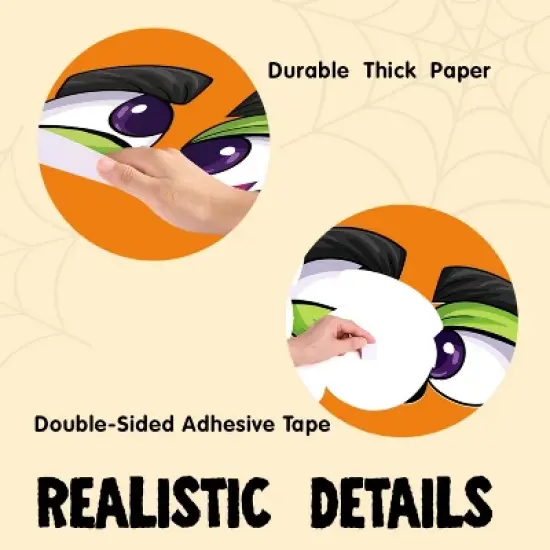 Joyfy Halloween Decorations Trunk or Treat Car Decorations Kit, Frankenstein Car Stickers with Balloons for SUV House Garage Door Decor Props image {3}