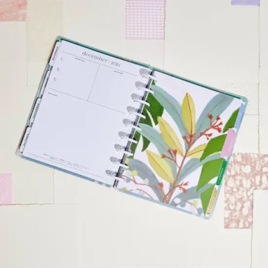 Happy Planner July 2024 - June 2025 Weekly/Monthly Planner 9.75"x8.75" Classic Vivid Blooms image {6}