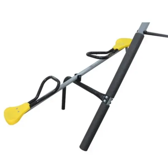 XDP Recreation The Titan Outdoor Backyard Toddler Playground Swing Set with Slide, 2 Swings, See-Saw, and Trapeze for Kids Ages 3 to 8 Years image {5}