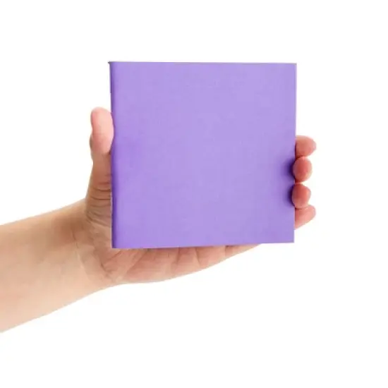 Paper Junkie 48 Pack Colorful Blank Books, Bulk, Mini Notebooks for Kids, Small Notepads Journals Drawing, Writing, 6 Colors, 4x4 In image {5}