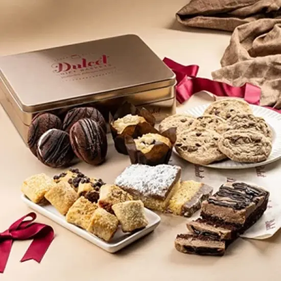 Gourmet Gift Baskets, Rugelah and Cookies Gift Baskets, Get Well Soon Food Gift Baskets for Women, Daughter, Sister, and Mom by Dulcet Gift Baskets image {15}