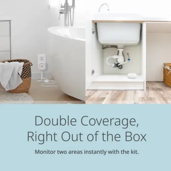 D-Link Expandable Smart Wi-Fi Water Leak Sensor Starter Kit - SW-A11KT image {2}