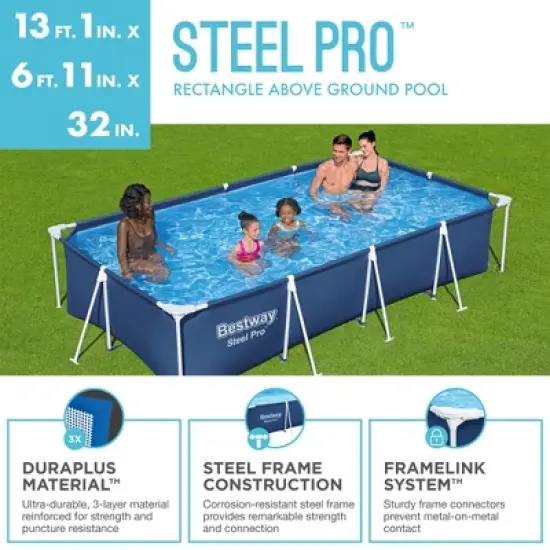 Bestway Deluxe Splash Kids Ground Swimming Pool (Pool Only) image {1}