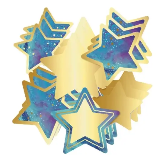 Carson Dellosa Education Galaxy Stars Cut-Outs, 36 Per Pack, 3 Packs image {3}