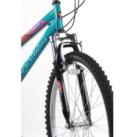 Titan Trail 21-speed Suspension Women's Mountain Bike, 18-Inch Frame, Blue image {4}