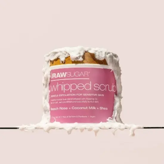 Raw Sugar Whipped Polish Sensitive Skin - Beach Rose - 15 fl oz image {4}