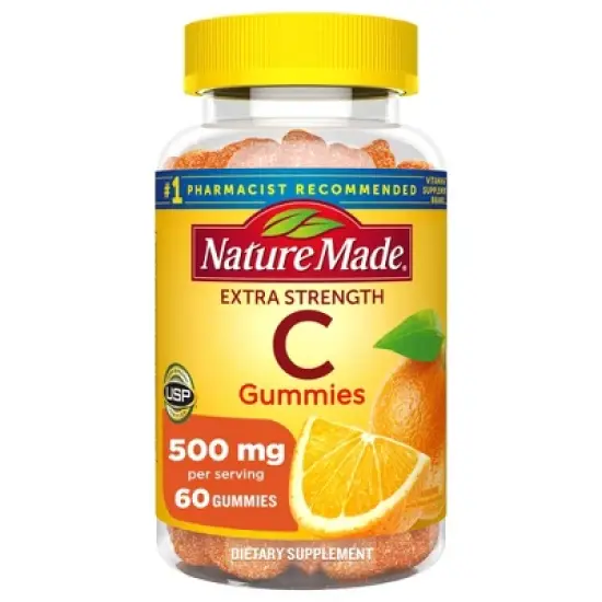 Nature Made Extra Strength Dosage Immune Support Vitamin Gumimes with Vitamin C 500mg Per Serving - 60ct image {9}