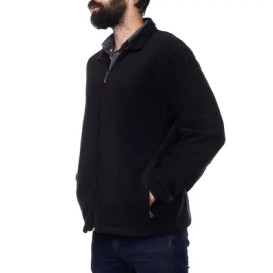 Alpine Swiss Trent Mens Full Zip Up Fleece Jacket image {2}