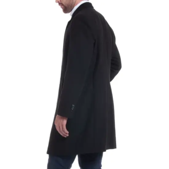 Alpine Swiss Luke Mens 3 Button Tailored Wool 37" Walker Car Coat image {7}