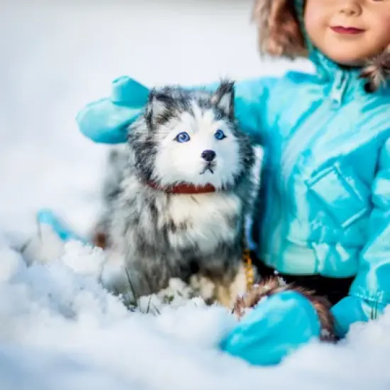 The Queen's Treasures 18 In Doll 13 Pc Ski Clothes and Dog image {4}