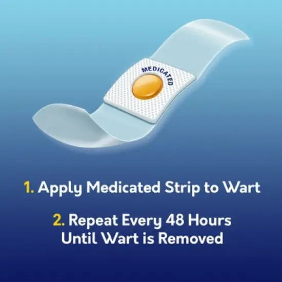Compound W Maximum Strength One Step Invisible Wart Remover Strips - 14 ct image {5}