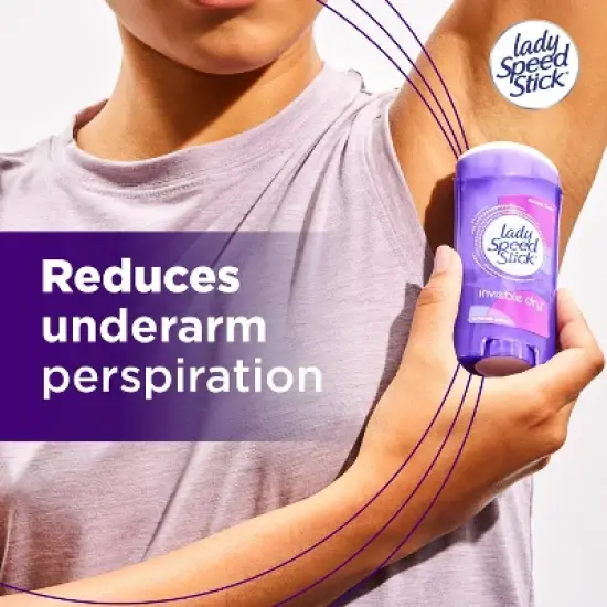 Lady Speed Stick Invisible Dry Solid Antiperspirant & Deodorant - Shower Fresh - 2.3oz/2pk image {7}